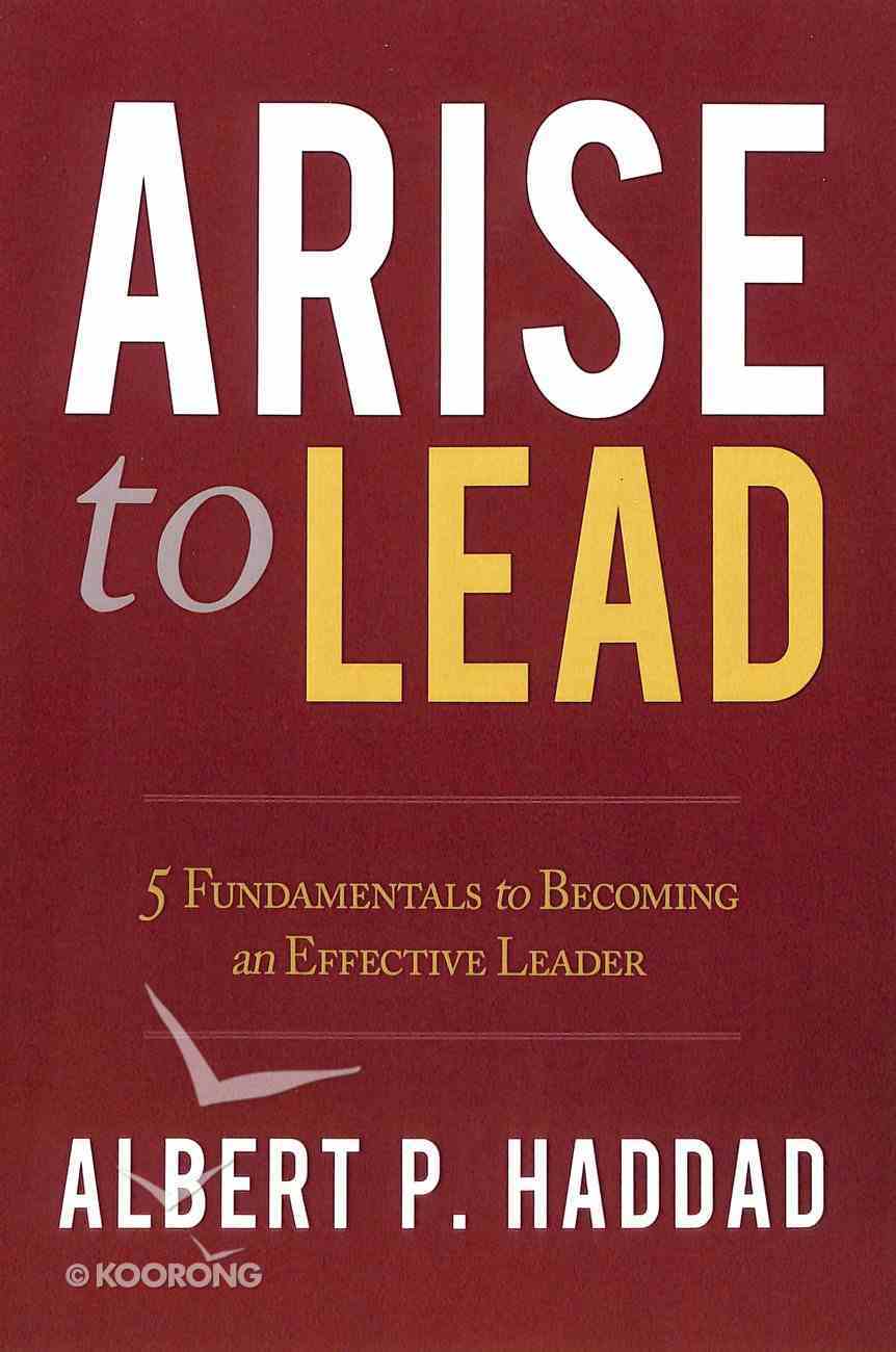 Arise to Lead Paperback