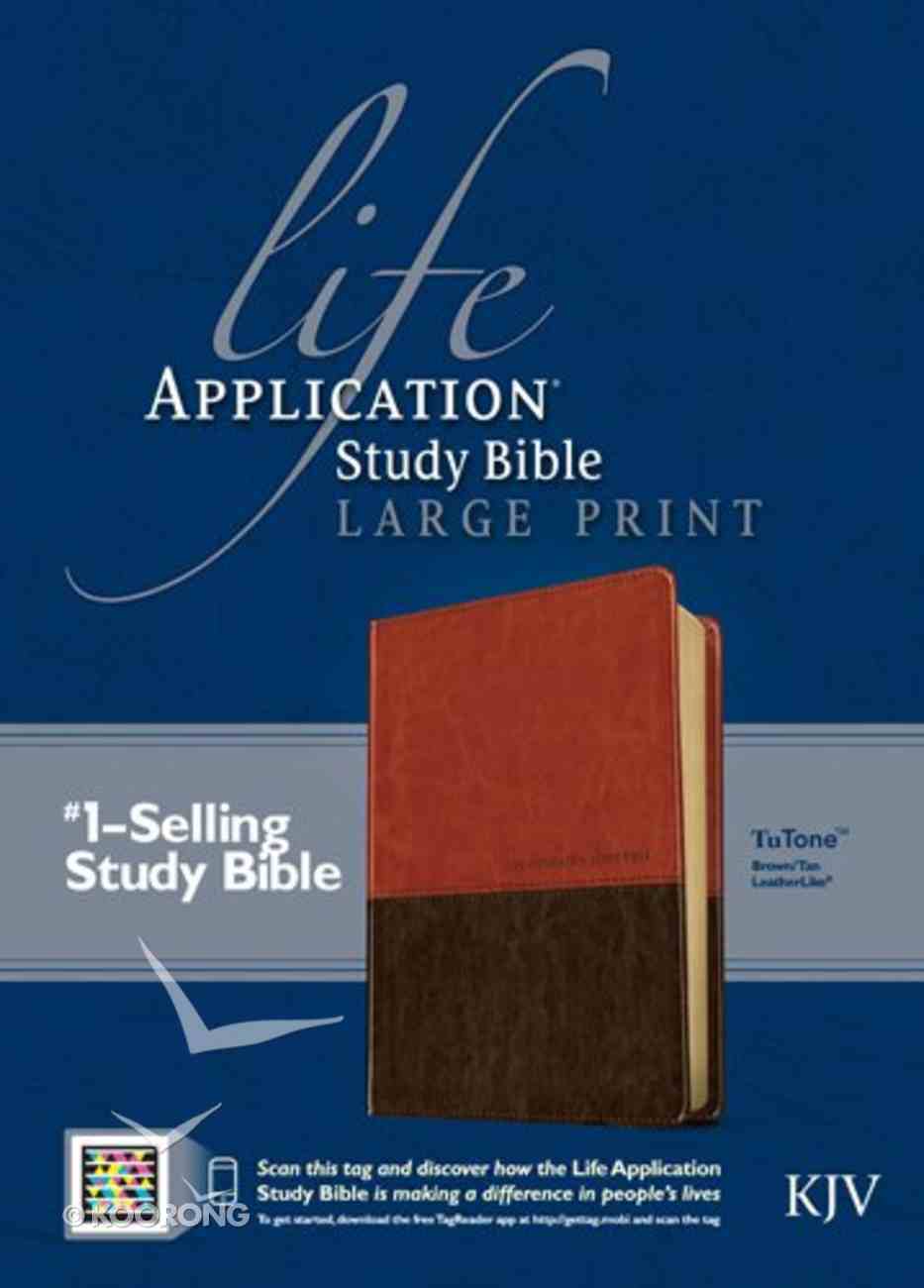KJV Life Application Large Print Study Bible Indexed (Red Letter Edition) Imitation Leather