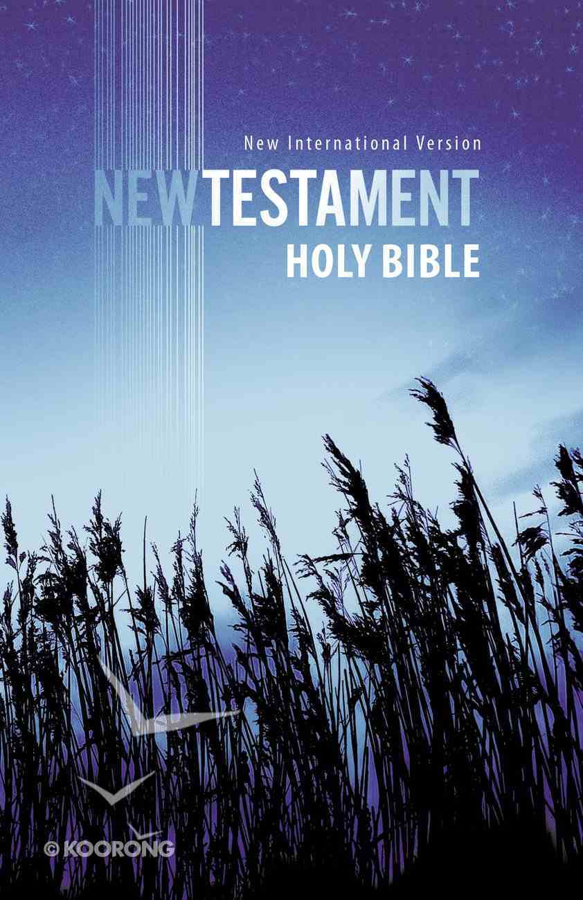 NIV Outreach New Testament Blue Wheat (Black Letter Edition) Paperback
