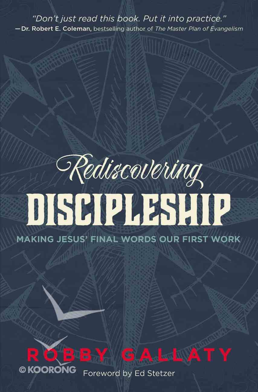 Rediscovering Discipleship Paperback