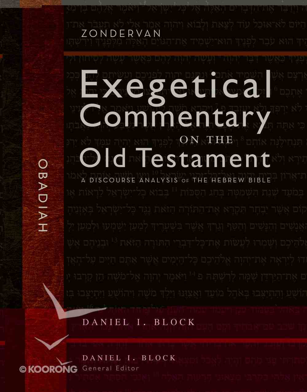 The Book Of Obadiah Commentary / Turning Back To God Hosea