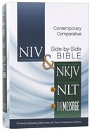 NIV NKJV NLT Message Contemporary Comparative Side-By-Side Bible Hardback