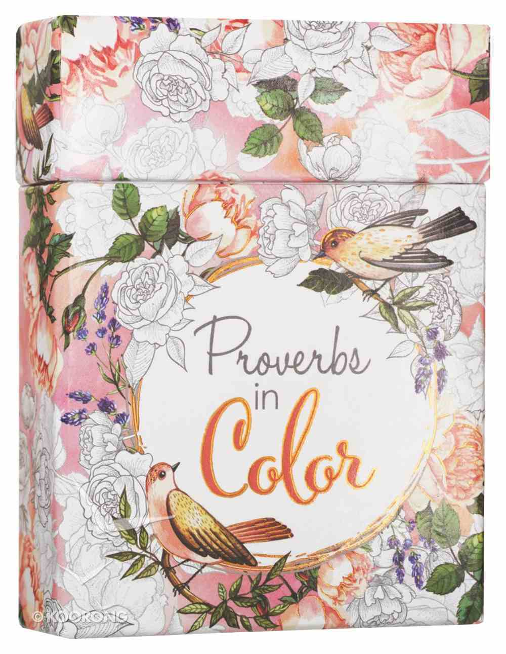 Adult Boxed Coloring Cards: Proverbs in Color Box
