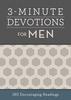 3-Minute Devotions For Men: 180 Encouraging Readings Paperback - Thumbnail 0