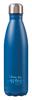 Water Bottle 500ml Stainless Steel: Blue - I Know the Plans (Vacuum Sealed) Homeware - Thumbnail 0