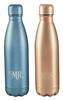 Water Bottle 500ml Stainless Steel: Mr & Mrs Silver & Gold (Set Of 2) Homeware - Thumbnail 0