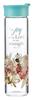 Water Bottle Clear Glass: The Joy of the Lord is My Strength, Floral, Rejoice Collection Homeware - Thumbnail 0