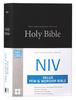 NIV Value Pew and Worship Bible Black (Black Letter Edition) Hardback - Thumbnail 0