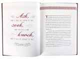 The Red Letter Words of Jesus (Burgundy Leathersoft) Hardback - Thumbnail 1