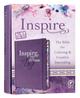 NLT Inspire Praise Bible Purple (Black Letter Edition) Imitation Leather - Thumbnail 1