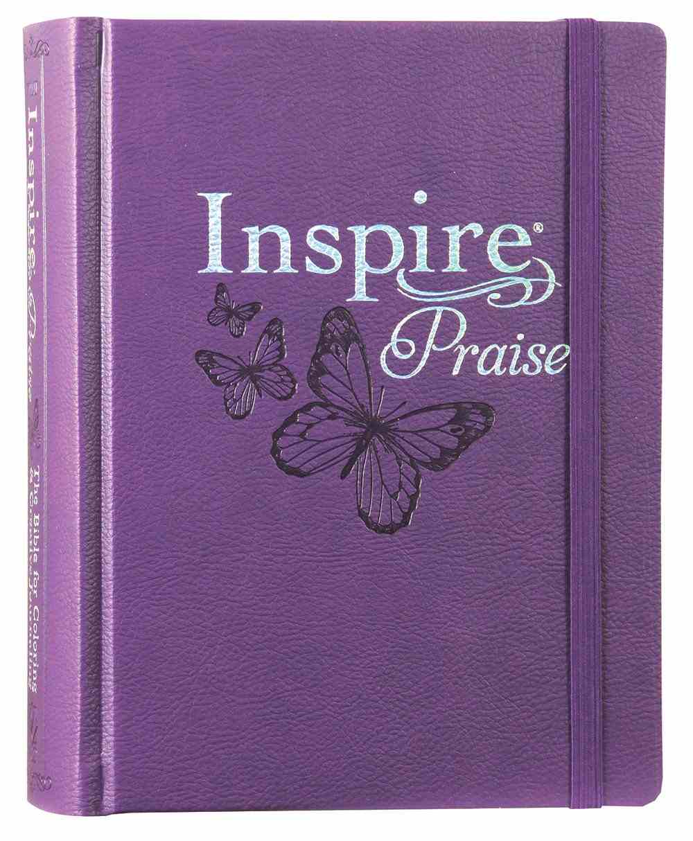 NLT Inspire Praise Bible Purple (Black Letter Edition) | Koorong