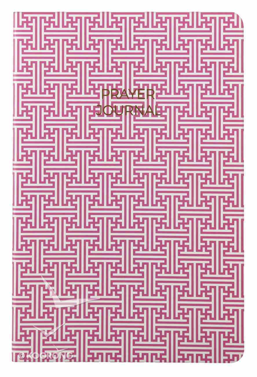Prayer Journal: 6 Month Weekly Layout (Pink Maze Design) Paperback
