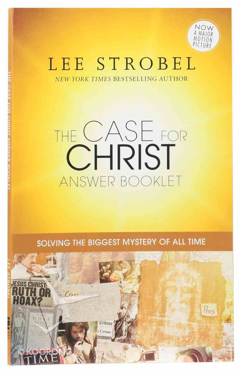 The Case For Christ Answer Booklet (Movie Tie-in) Booklet
