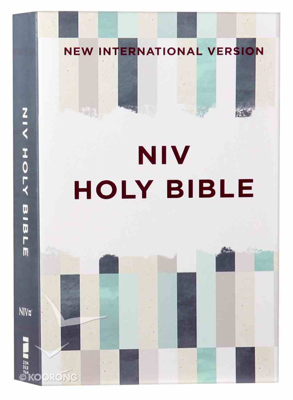 NIV Outreach Bible Green Pattern (Black Letter Edition) Paperback