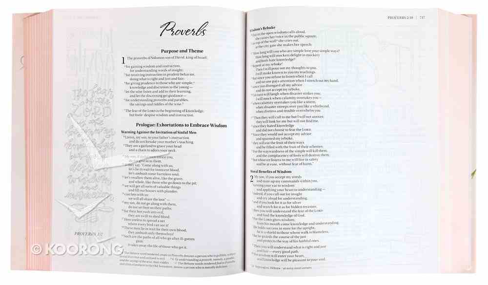NIV Beautiful Word Coloring Bible For Teen Girls (Black Letter Edition) Hardback