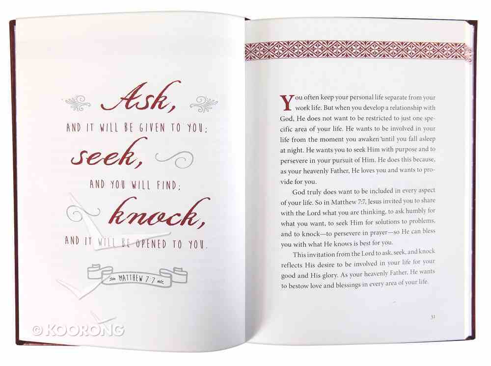 The Red Letter Words of Jesus (Burgundy Leathersoft) Hardback
