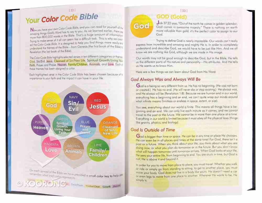 The NIV Color Code Bible | Koorong