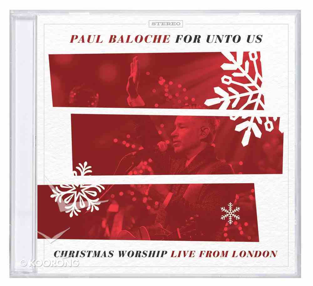 For Unto Us: Christmas Worship Live From London CD