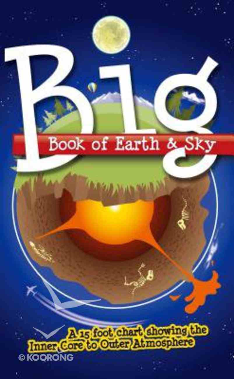 Big Book of Earth & Sky: A 15 Foot Chart Showing the Inner Core to Outer Atmosphere Chart/card