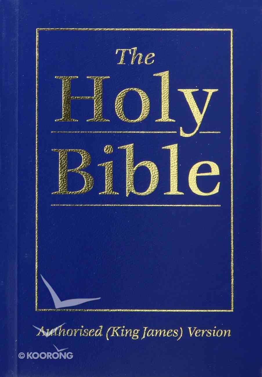 KJV Royal Ruby Holy Bible Compact Blue (Black Letter Edition) Paperback