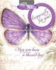 Gift Bag Small: May You Have a Blessed Day Butterfly/Purple Stationery - Thumbnail 0