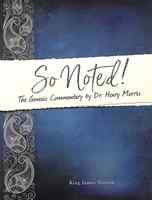 So Noted!: The Genesis Commentary Paperback - Thumbnail 0
