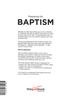 Preparing For Baptism: Exploring What the Bible Says About Baptism Paperback - Thumbnail 1