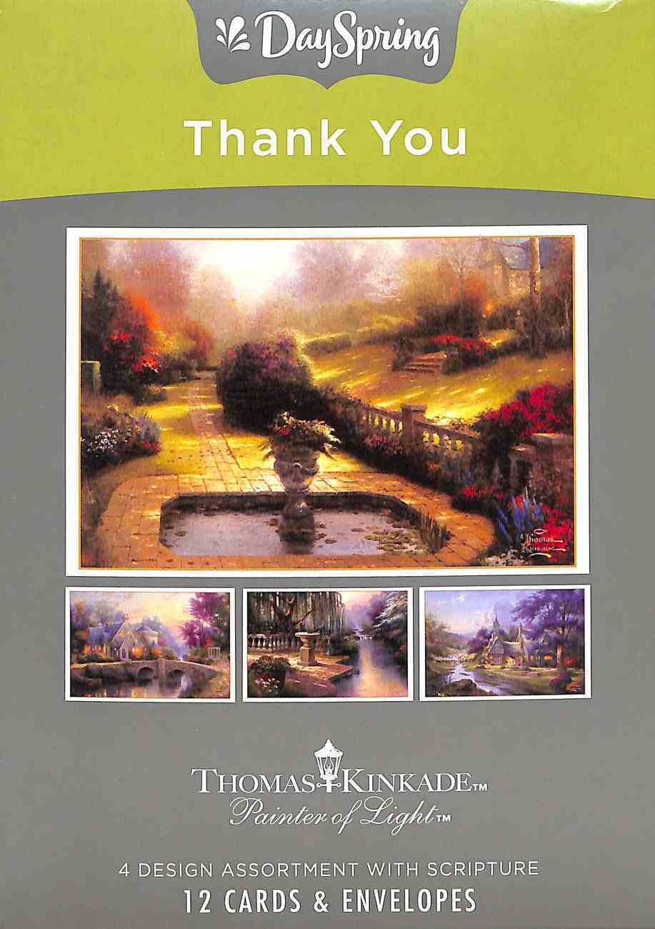 Boxed Cards Thank You: Thomas Kinkade "Painter of Light" Box