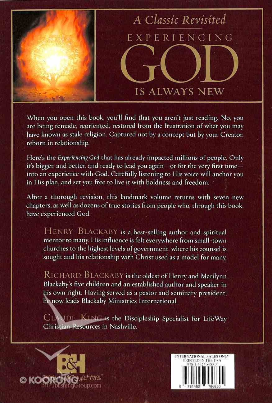 experiencing god by henry t blackaby
