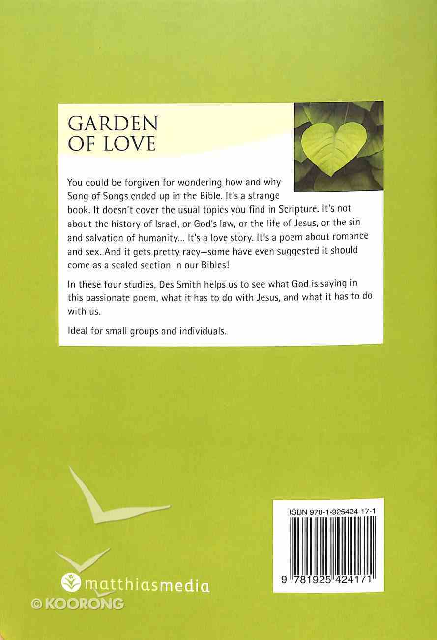 Garden of Love (Song of Songs) (Interactive Bible Study Series) Paperback