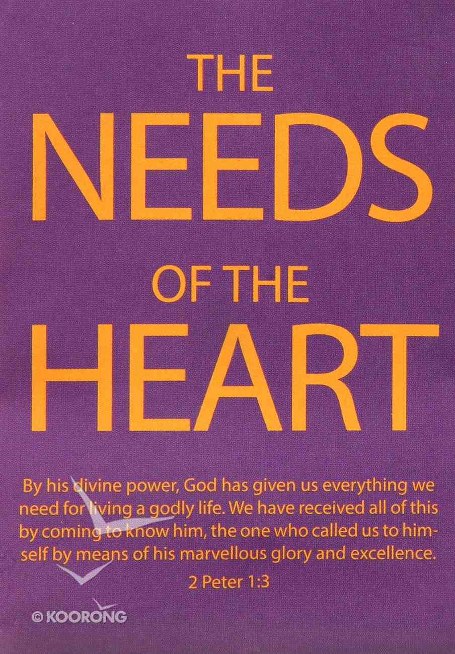 The Needs of the Heart Booklet
