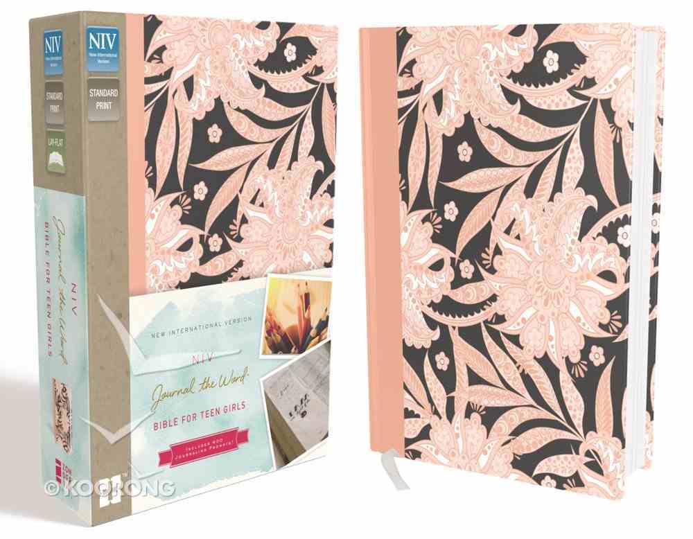 NIV Journal the Word Bible For Teen Girls Pink Floral (Red Letter Edition) Hardback