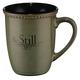 Mug Rimmed Glazed: Be Still, Sage Green (Psalm 46:10) (384ml) Homeware - Thumbnail 0