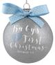 Christmas Glass Ornament Special Moments: Baby's First Christmas, Blue (Jeremiah 1:5) Homeware - Thumbnail 0