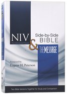 NIV the Message Parallel Bible (Black Letter Edition) Hardback