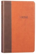 Message Deluxe Gift Bible Brown Tan (Black Letter Edition) Imitation Leather