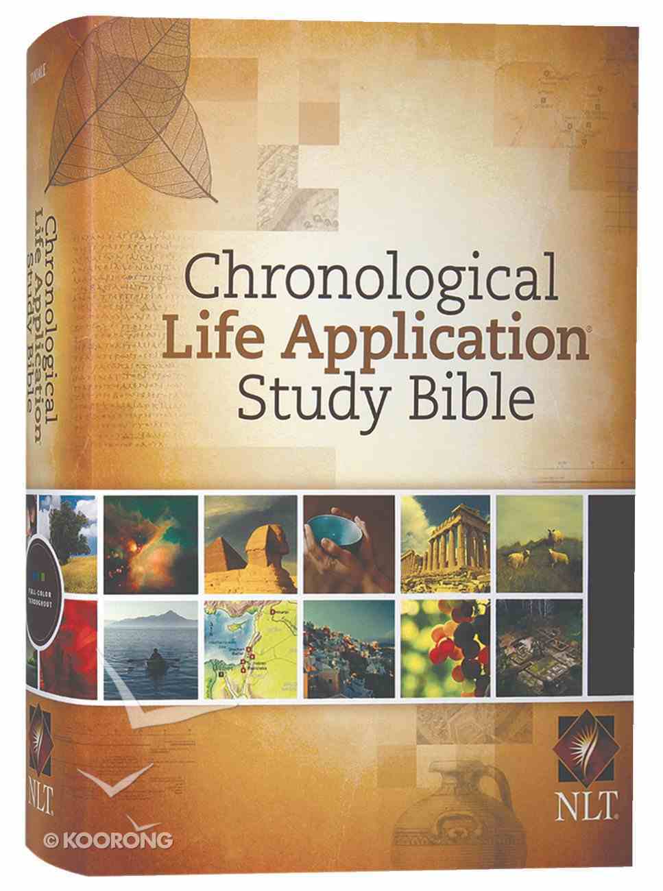 NLT Chronological Life Application Study Bible (Black Letter Edition) Hardback