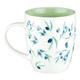 Ceramic Mug: My Cup Overflows With Blessings, White/Blue Olive Branches (384ml) Homeware - Thumbnail 1