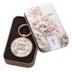 Metal Keyring in Tin: Grace Upon Grace, Floral/Copper Novelty - Thumbnail 2