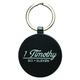 Metal Keyring in Tin: Best Dad Ever, Red Diamond Pattern Novelty - Thumbnail 1