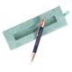 Ballpoint Pen: Strength & Dignity, Navy Blue/Rose Gold Etching Stationery - Thumbnail 1