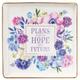 Ceramic Trinket Tray: Plans to Give You Hope and a Future, Floral (Jer 29:11) Homeware - Thumbnail 0