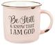 Camp Style Ceramic Mug: Be Still and Know....Pink/White (Psalm 46:10) Homeware - Thumbnail 0