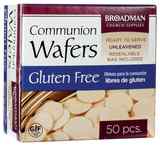Communion Bread Gluten Free Wafers, 50 Wafers, Re-Sealable Pouch Box - Thumbnail 0