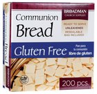 Communion Bread Gluten Free, 200 Baked Squares, Re-Sealable Pouch Box