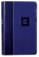 NKJV Deluxe Gift Bible Blue (Red Letter Edition) Premium Imitation Leather