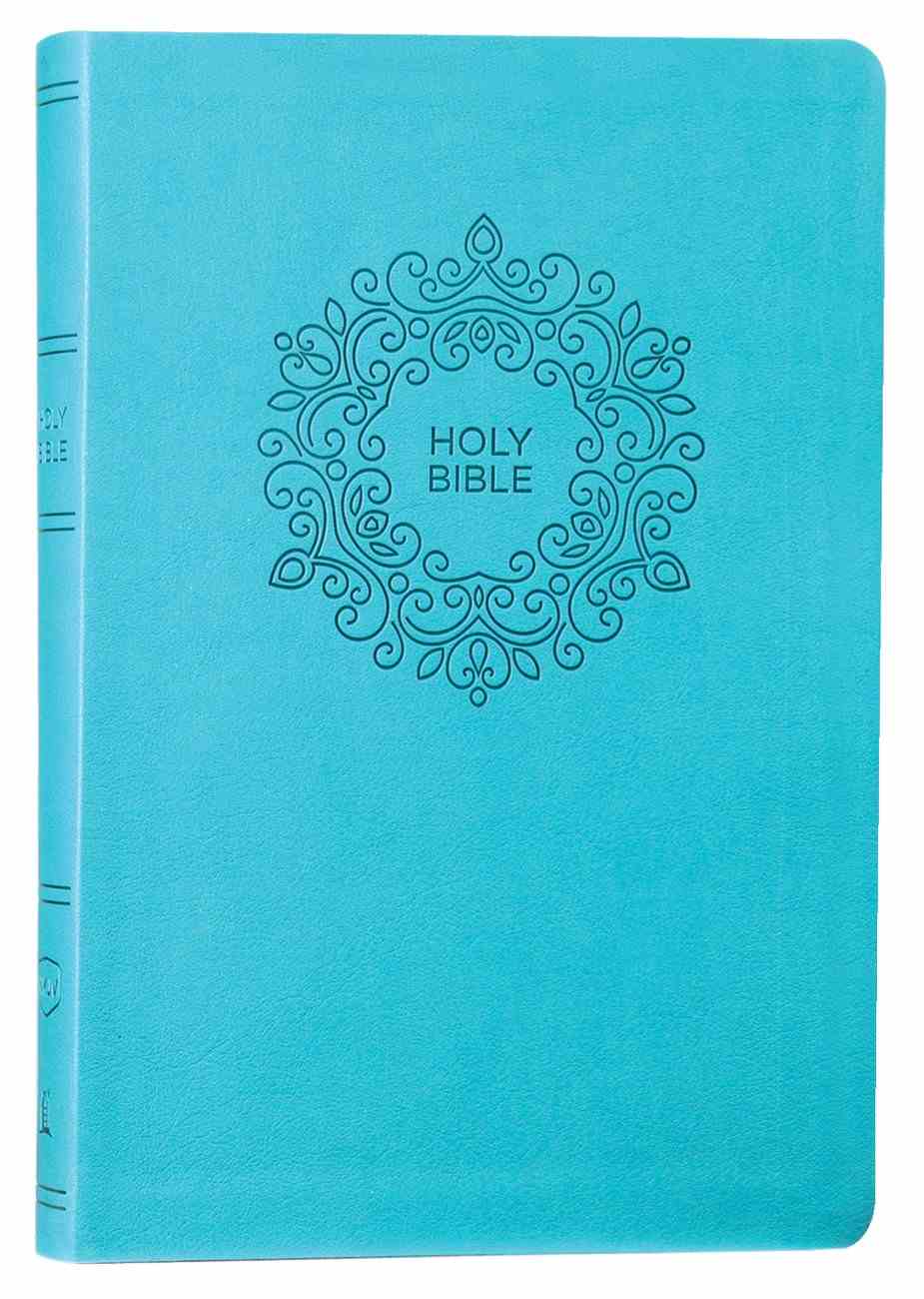 Nkjv Value Thinline Bible Large Print Turquoise Red Letter Edition