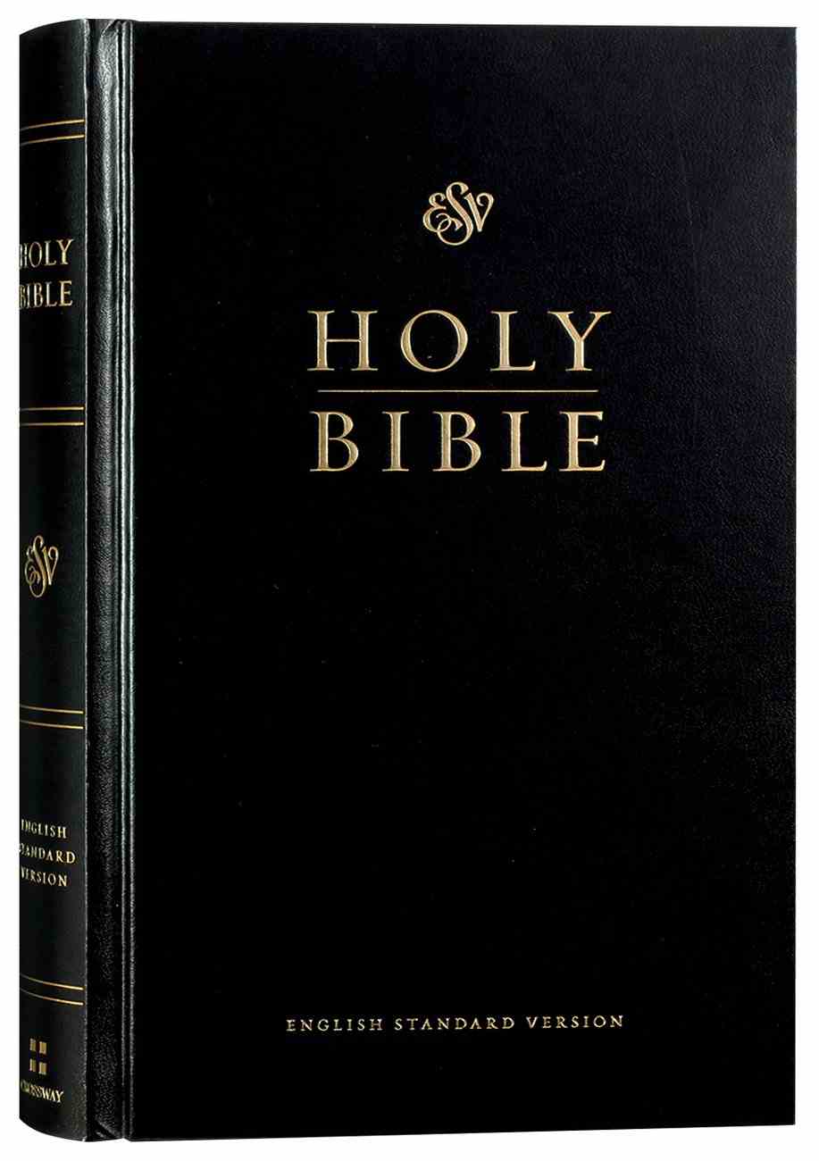 ESV Pew Bible Black (Black Letter Edition) | Koorong