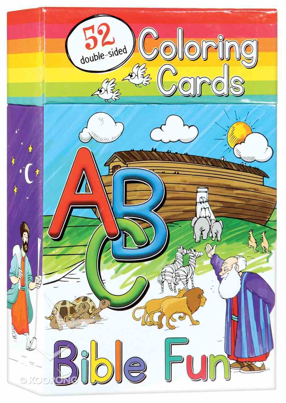 52 Coloring Cards: ABC Bible Fun Box