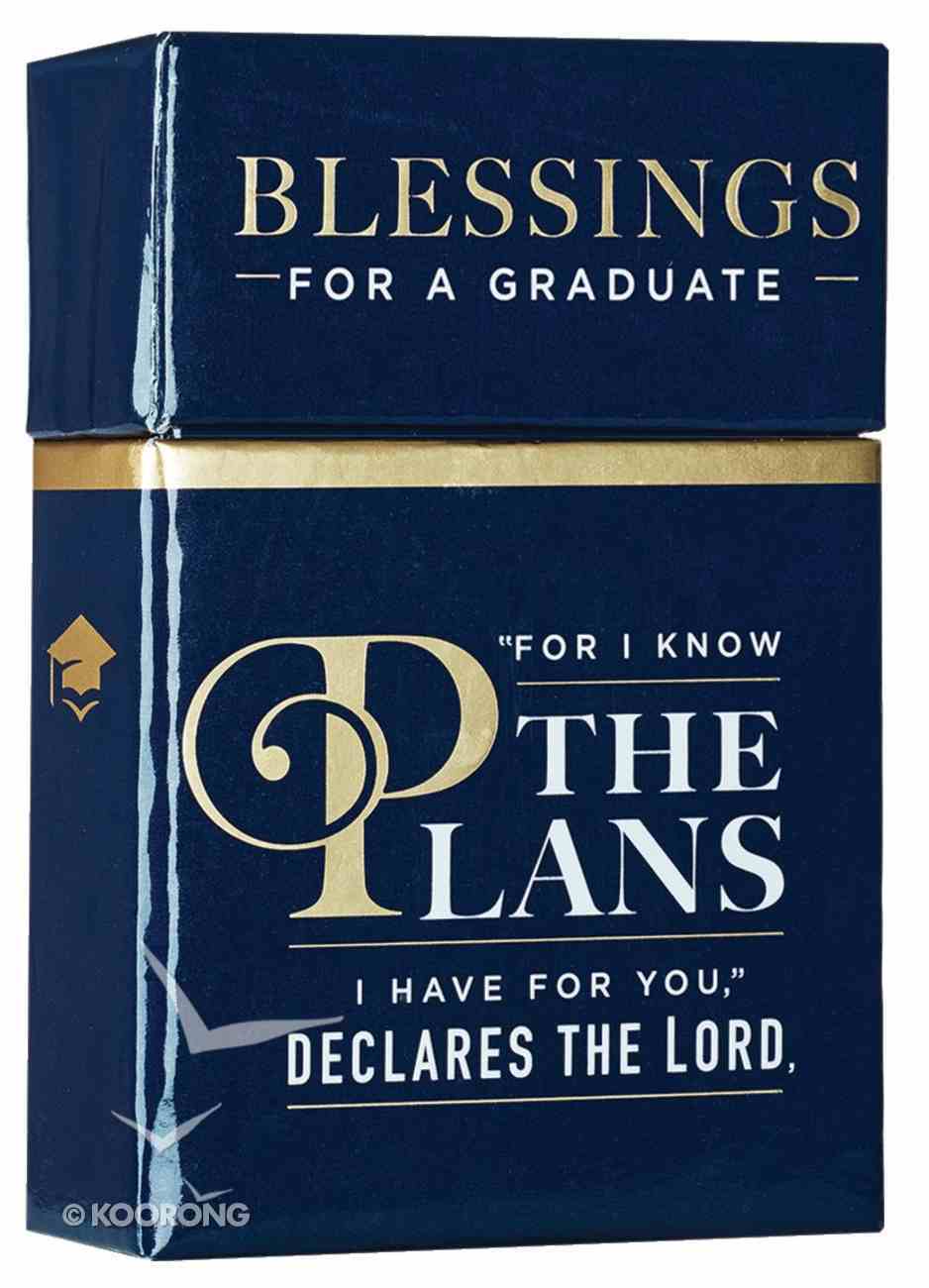 Box of Blessings: For I Know the Plans I Have For You, Blessings For a Graduate Box